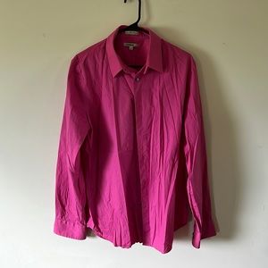 Large pink express dress shirt